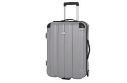 Go Explore Hard Medium 2 Wheel Case - Silver.